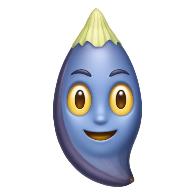 Realistic emoji of a corn blue sticker