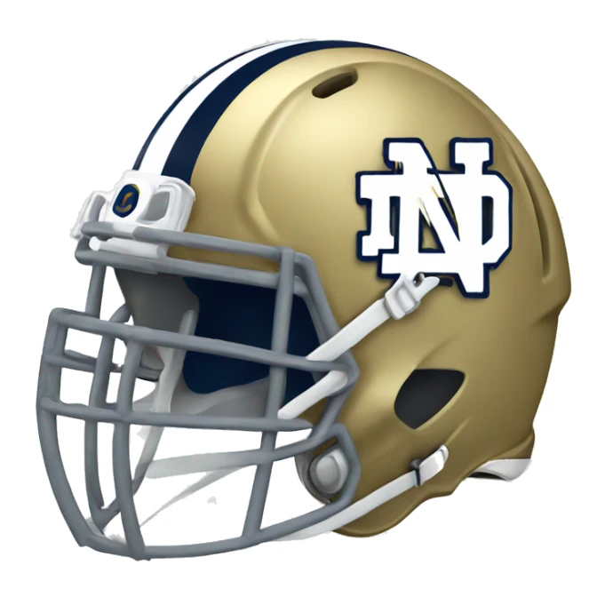 Notre dame football logo sticker