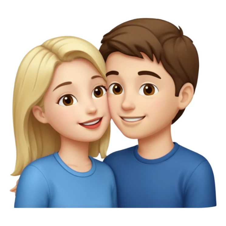 Love kissing mod boy and girl sticker