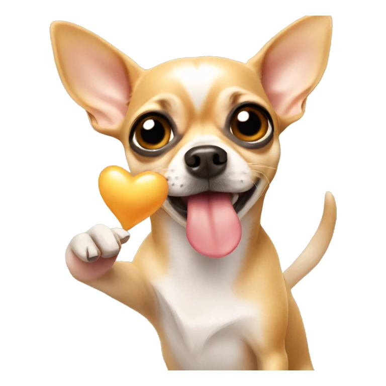 Chihuahua blowing kisses sticker