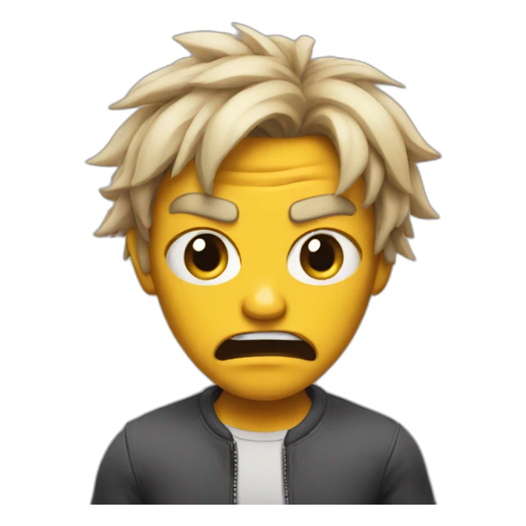 angry pop culture character sticker