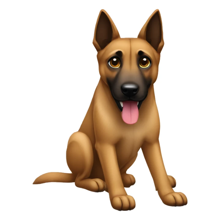 Belgian Malinois Dog Breed Full Body sticker