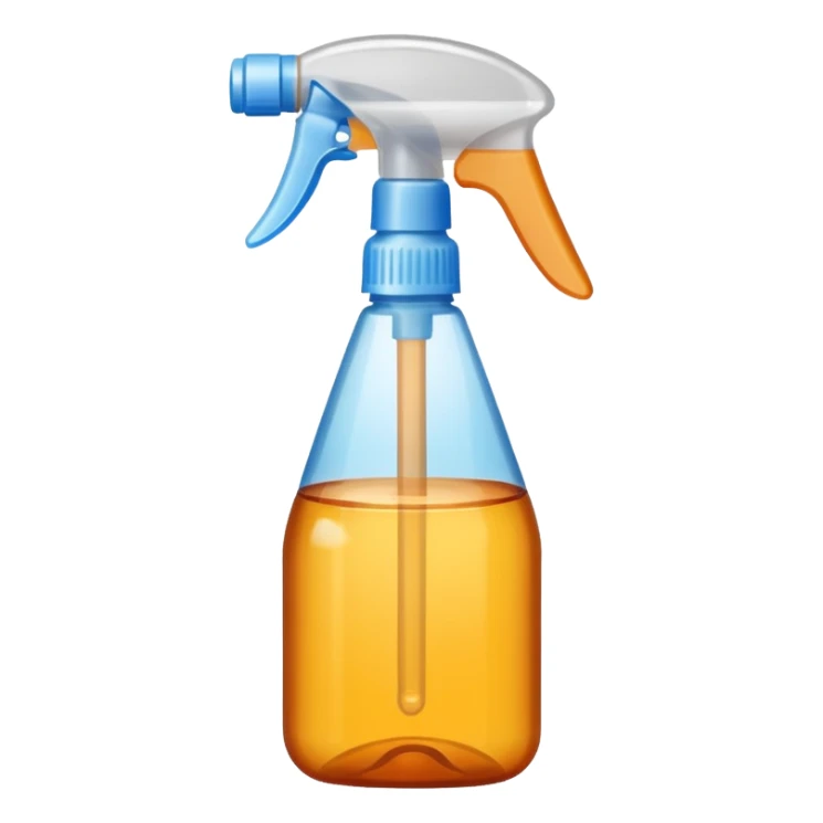 Sanitizer amber spray bottle sticker