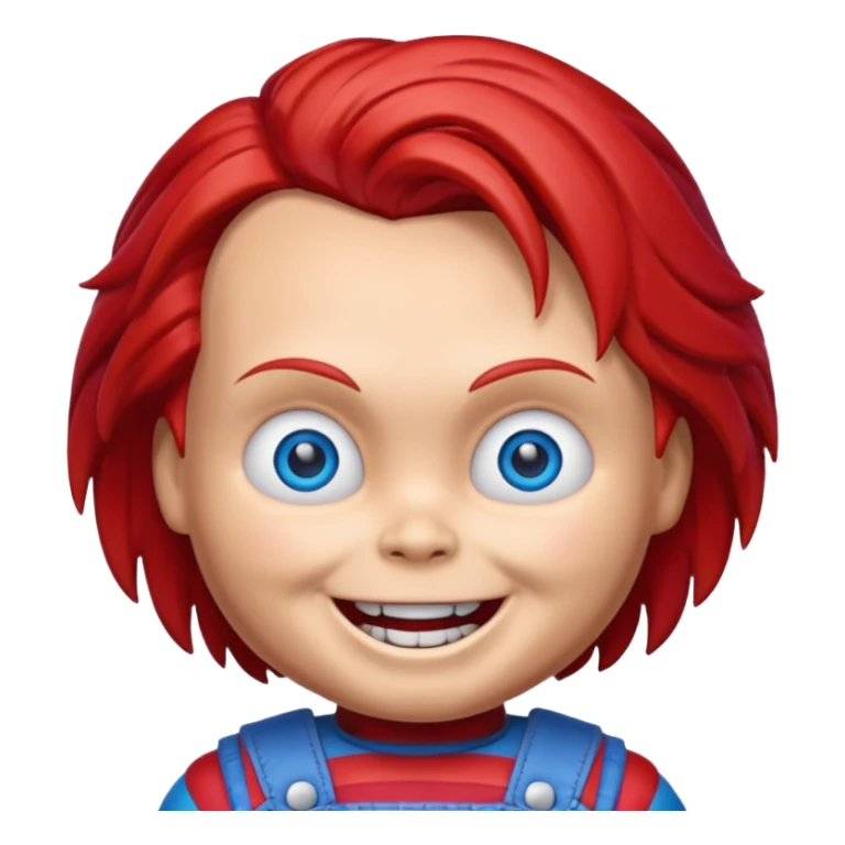 Un emojin de chuky sticker