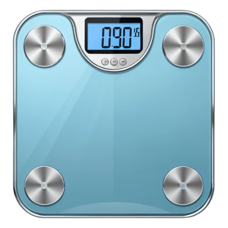 pesa de baño con 140 kilos sticker