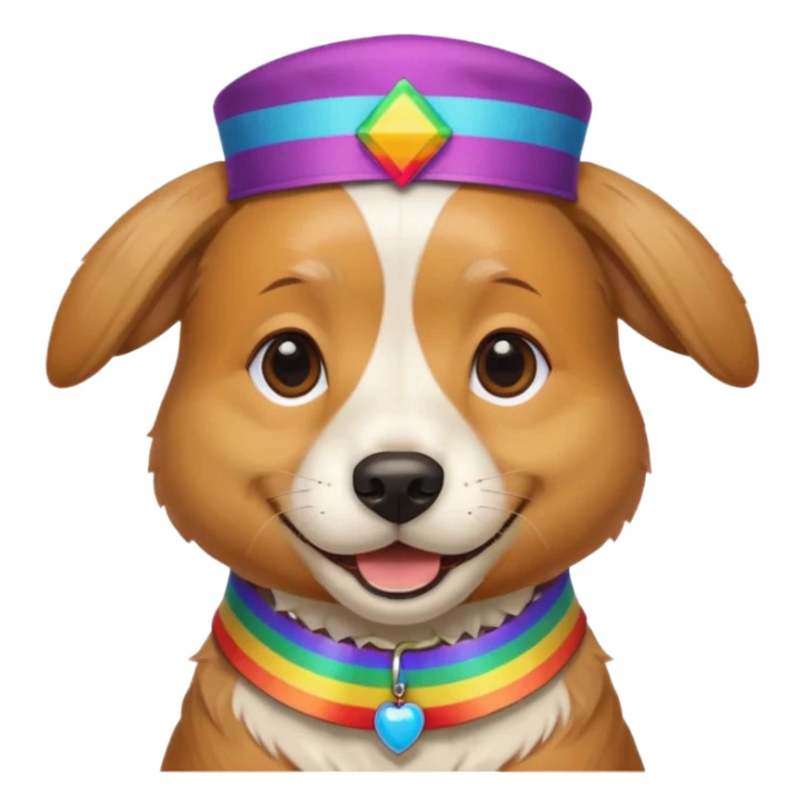 Homosexual Jewish dog sticker