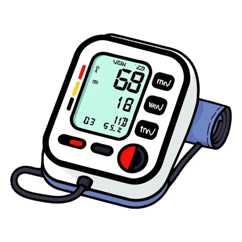 Blood pressure monitor  sticker