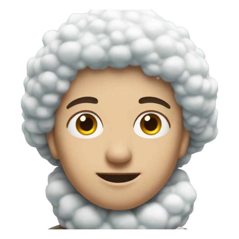 Line of snow  sticker