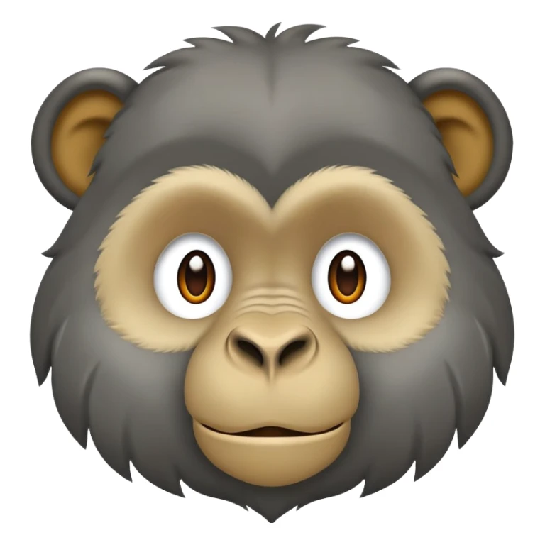 Kelebek kanatlarına sahip bir goril sticker