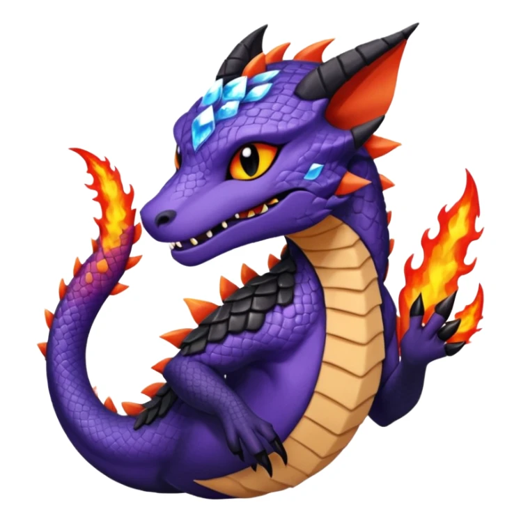 Amaura-Salandit-Litten-fusion sticker