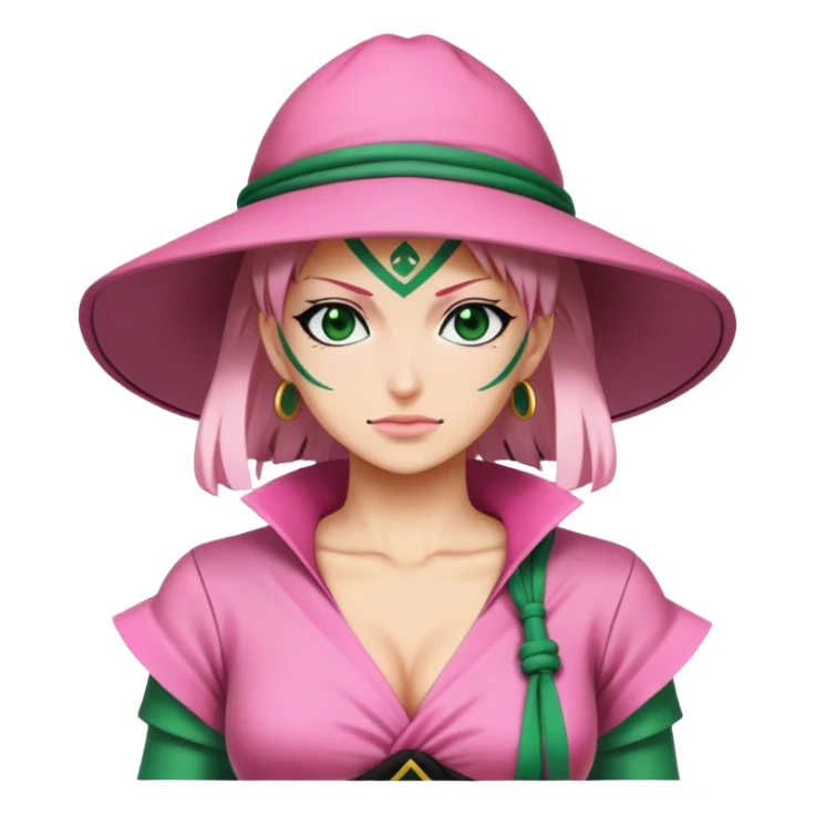 Pink zoro woman sticker
