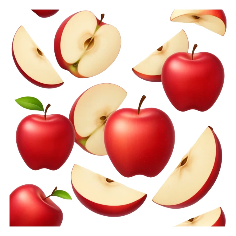 apple slices sticker