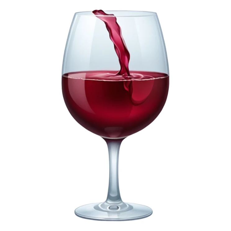 glass of wine  sticker