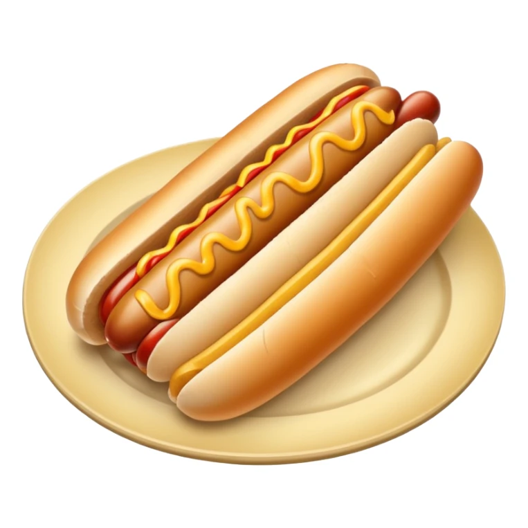 hot dog with french fries sticker