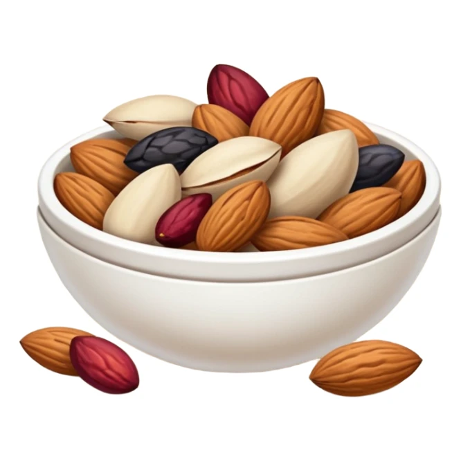 A pack of almonds and dried fruits snack sticker