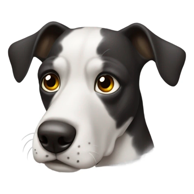 Un perro dálmata grande bonito ojos cafés sticker