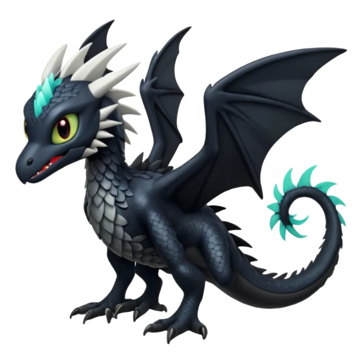 Toothless-Silvally-Fakémon-hybrid-creature (full body)  sticker