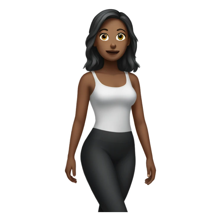 Woman in tights sticker