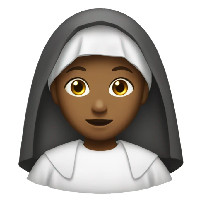 Kid as Mother Mary sticker