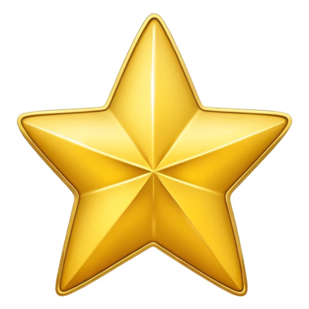 Gold star coin emoji sticker