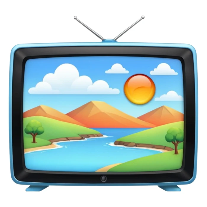 thumbnail picture mac os, video preview tv icon, landscape in video sticker