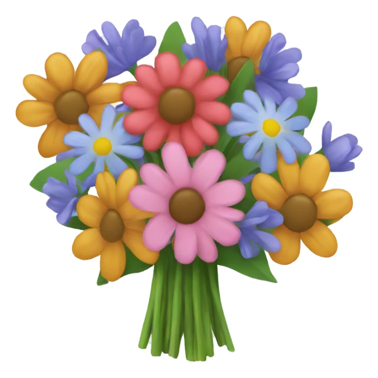 Bouquet of variety of flowers sticker