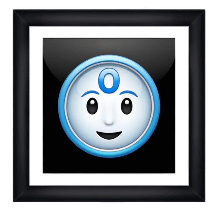 Zero ℅ image in professional look sticker