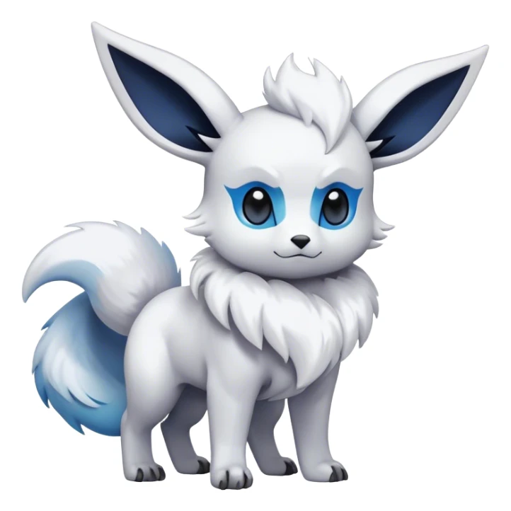 Cool Cute Kawaii Eevee-Absol-Pokemon Full Body sticker