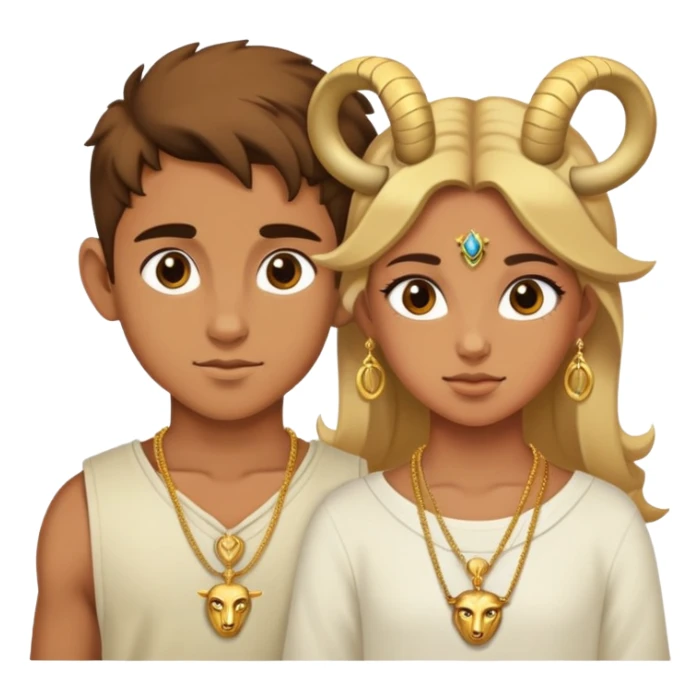 aries ♈️ boy and girl  sticker