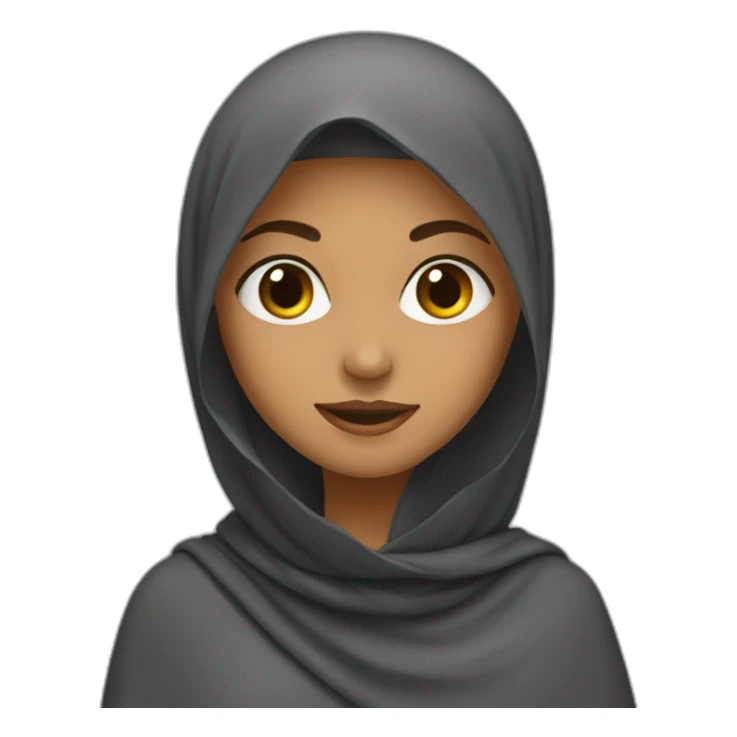 Girl in hidjab sticker