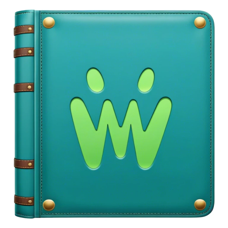 the big book of power... greenish blue  sticker