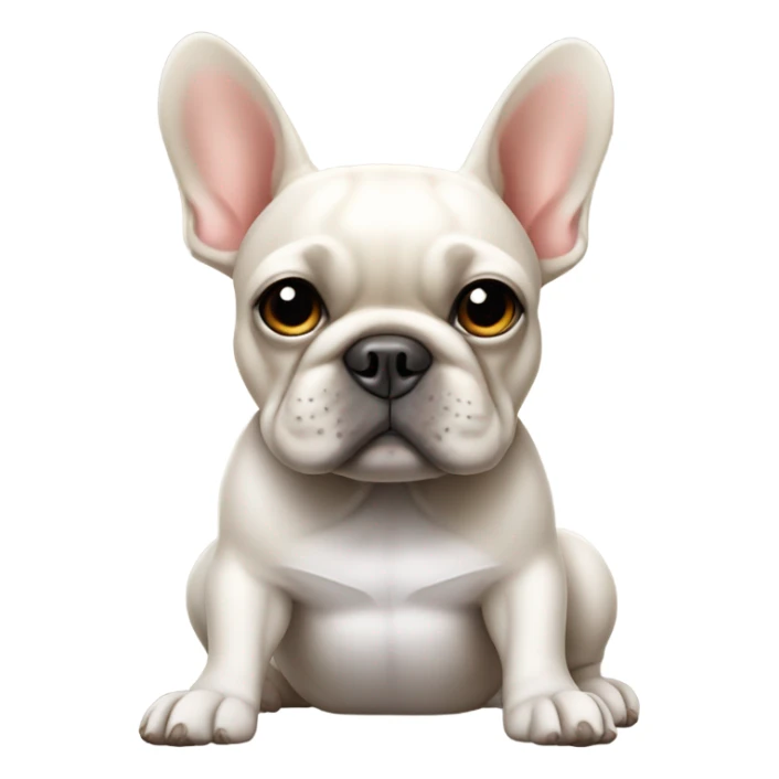 French bulldog crossing legs sticker