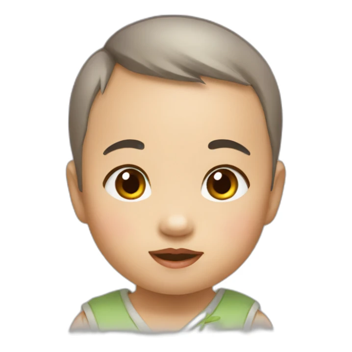 Little Chinese baby sticker