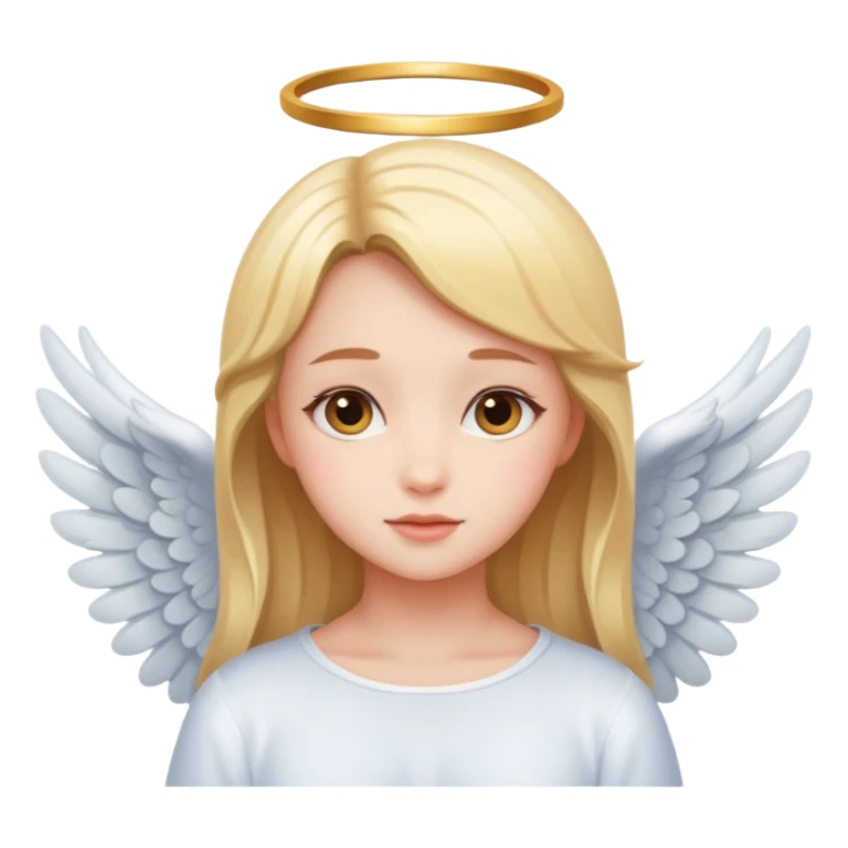 Cute girls with angel wings sticker