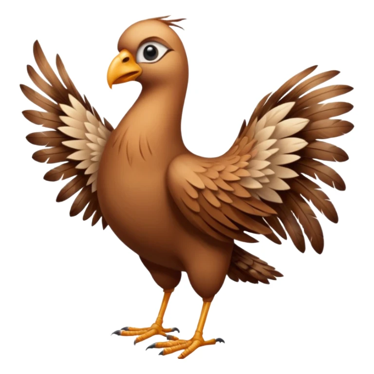 High resolution of   realistic full body bird distorted , no extra hybrid sticker