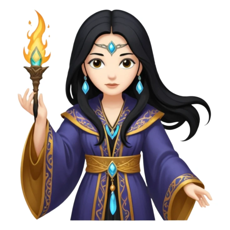 portrait of Elegant sorceress 




 sticker