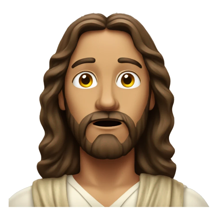 jesus confused sticker