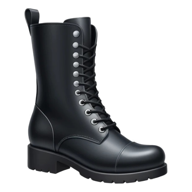 A pair of black boots sticker
