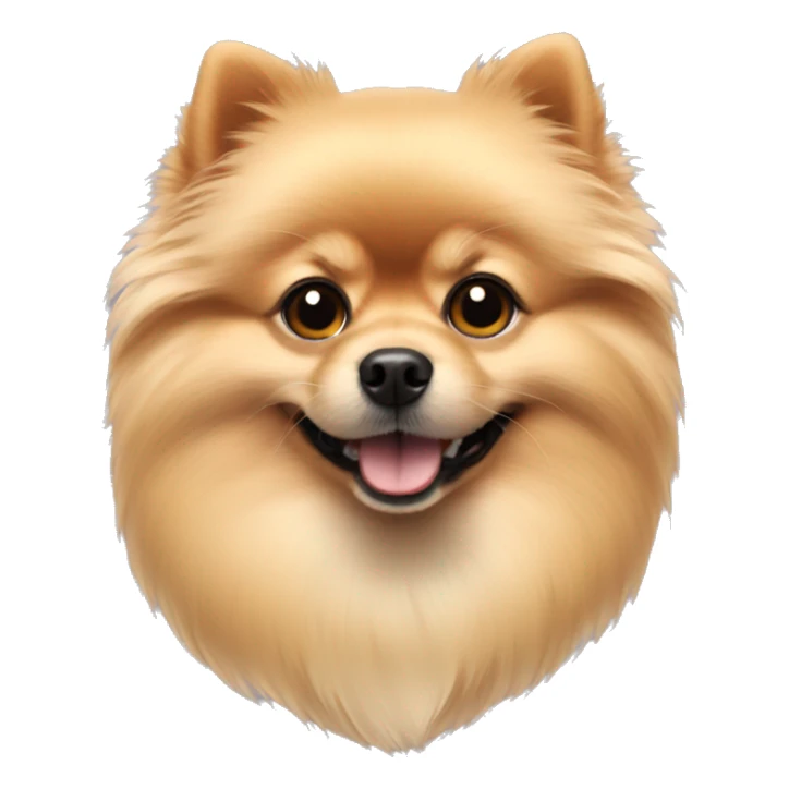 Short hair blonde Pomeranian  sticker