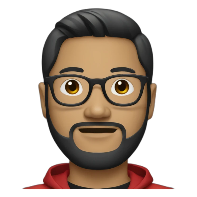 Kendrick Nguyen with black glassess sticker