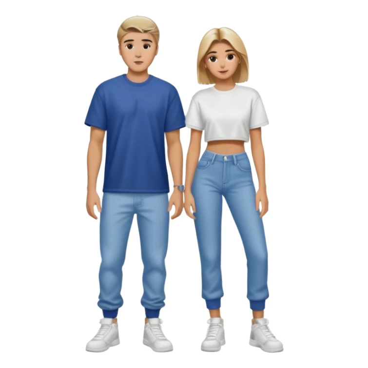 Justin bieber et hailey bieber  voir tous le corps  sticker