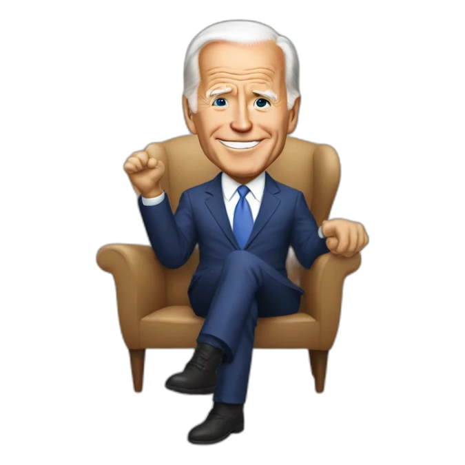 joe biden catgirl sticker
