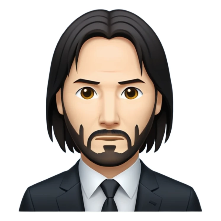 John wick emoji 100x100 pixel Up to 127 KB in size sticker