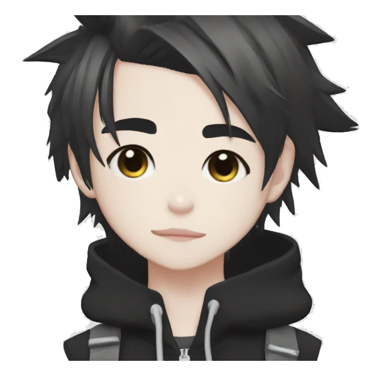 Cute Edgy Attractive Anime Punk Catboy sticker