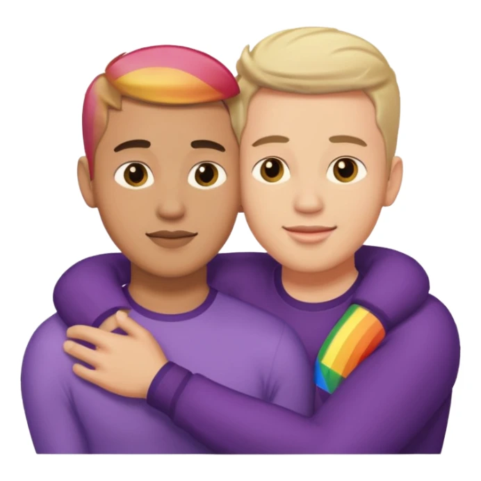 Two gay guys on top of each other sticker