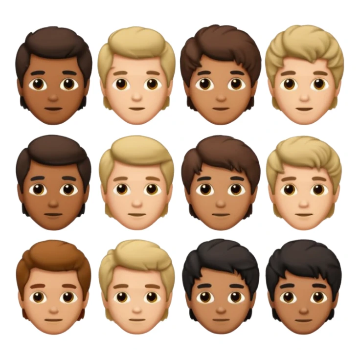 70s 80s men with hair style  sticker