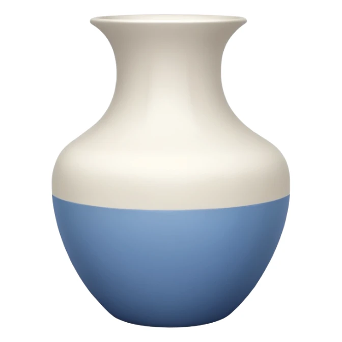 este vaso branco mas sem as flores sticker