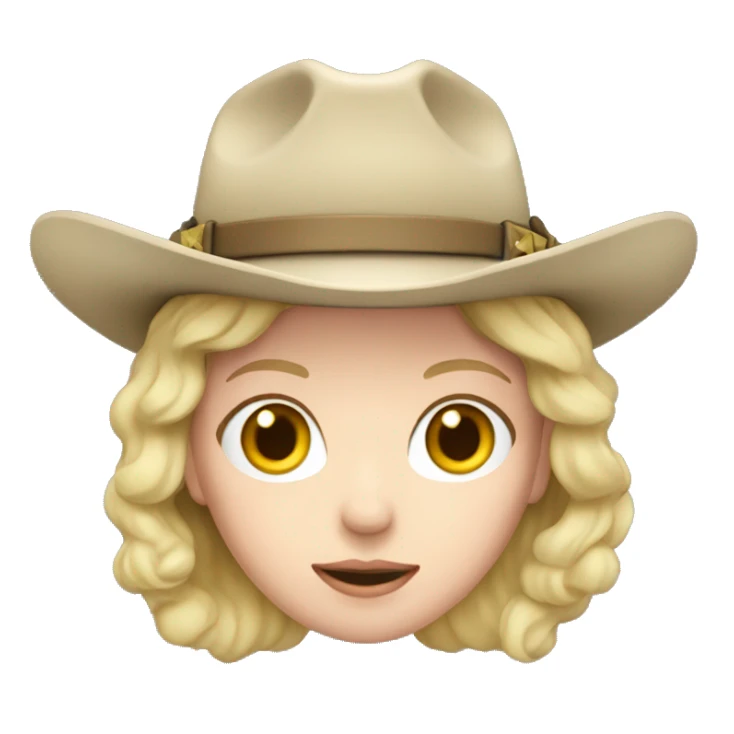 female sheriff pink with pale skin sticker