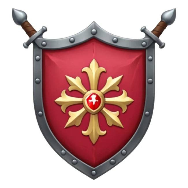 brasão sangrando medieval rosa de sangue vermelha sticker