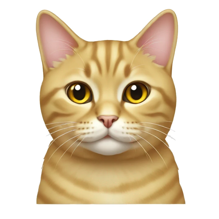 British cat gold shinshilla sticker